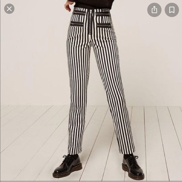 Reformation striped pants - Picture 1 of 3